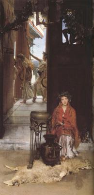 Alma-Tadema, Sir Lawrence The Way to the Temple (mk23) Sweden oil painting art